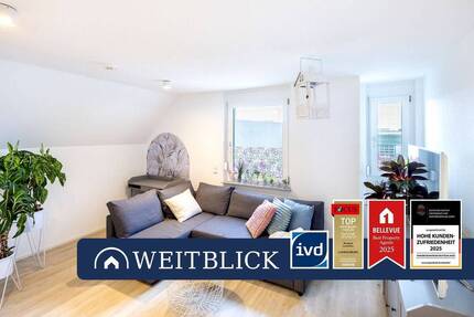 WEITBLICK: Raumwunder! - 620,00&nbsp;EUR Kaltmiete, ca.&nbsp; 34,00&nbsp;m&sup2;&nbsp;Wohnfl&auml;che in Ludwigsburg (PLZ: 71636) West