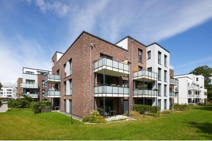 Große Dachterrasse mit Blick ins Grüne - Quickborn