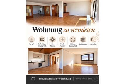 Helle 2-Zimmer-Wohnung mit 94 m² und Einbauküche – ab sofort - Bad Saulgau