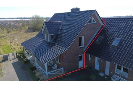 Modernes Einfamilienhaus mit Gewerbehalle und großzügiger Freifläche - Ideal für Wohnen und Arbeiten - Jork Moorende