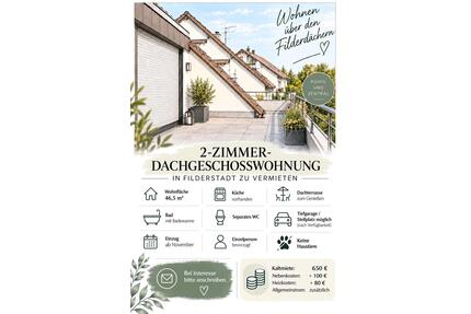 2 Zimmer DG-Wohnung zu vermieten - Filderstadt