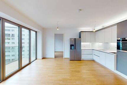 Viel Platz, mitten in der Hauptstadt: Helle 3-Zimmer-Neubauwohnung mit BALKON, 2 BÄDERN und EBK in Friedrichshain - Berlin Friedrichshain-Kreuzberg
