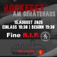 Rockfest mit FINE R.I.P - Feuerwehr Weisenheim am Sand