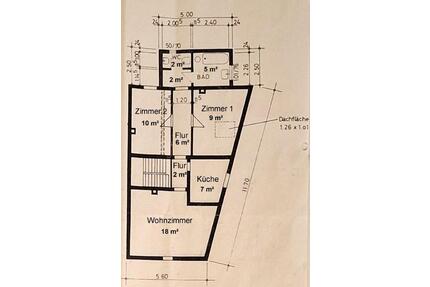 3-Zimmer-Dachgeschosswohnung in zentraler Lage von Florstadt