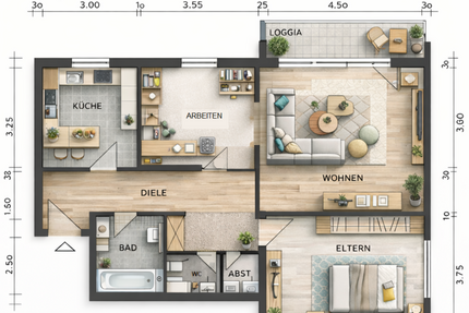 Wohnung zum Kaufen in Hockenheim 199.000,00 € 84.3 m²