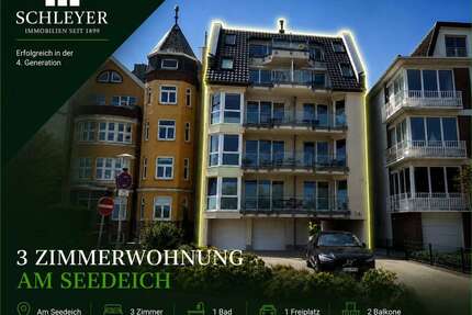 Wohnung zum Mieten in Cuxhaven 1.300,00 € 74 m²