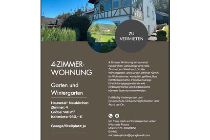 4 Zimmerwohnung - 950,00&nbsp;EUR Kaltmiete, ca.&nbsp; 140,00&nbsp;m&sup2; in Haunetal (PLZ: 36166)