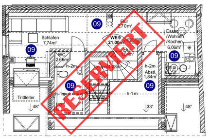 Wohnung zum Kaufen in Fridingen an der Donau 74.000,00 € 21 m²