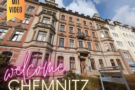 ++ stilvolle, großzügige 2,5-Raum-Wohnung mit Homeoffice, Terrasse & Erker - auf dem Kaßberg ++ - Chemnitz