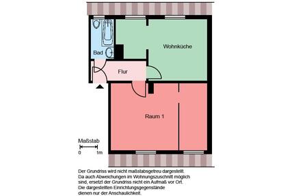 Gemütliche Dachgeschosswohnung - 419,00&nbsp;EUR Kaltmiete, ca.&nbsp; 45,30&nbsp;m&sup2; in Datteln (PLZ: 45711)