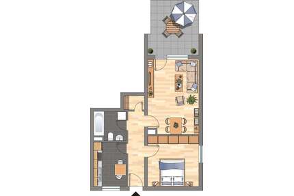 Wohnung zum Mieten in Wirges 262,69 € 46.39 m²