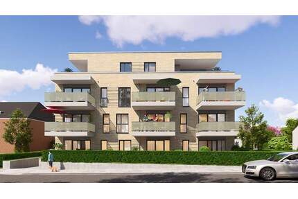 Moderne 2-Zimmer Gartenwohnung in City-Lage von Monheim