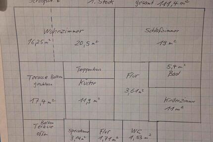 Mietwohnung - 650,00&nbsp;EUR Kaltmiete, ca.&nbsp; 111,00&nbsp;m&sup2; in Florstadt (PLZ: 61197)