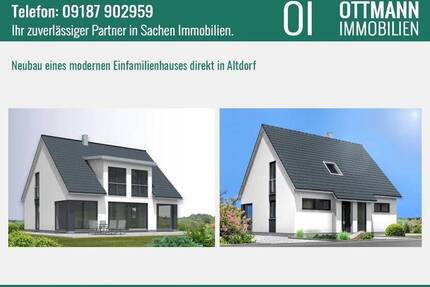 NEUBAU eines modernen Einfamilienhauses direkt in Altdorf - Altdorf b. Nürnberg