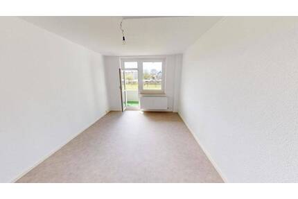 Mit Blick ins Grüne gelegene 3-Raum-Wohnung mit Balkon - Chemnitz Yorckgebiet