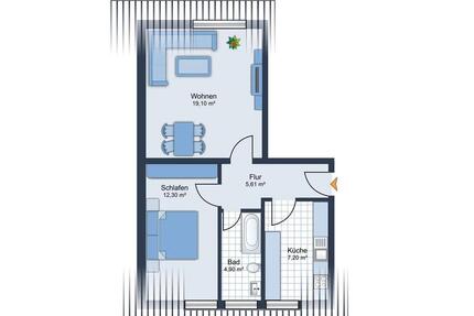 Schöne 2-Zimmer-Dachgeschosswohnung mit Stellplatz in Buxtehude