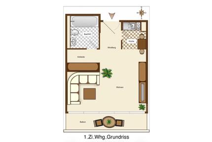 1,5 Zimmer Wohnung - 800,00&nbsp;EUR Kaltmiete, ca.&nbsp; 35,00&nbsp;m&sup2; in Filderstadt (PLZ: 70794)