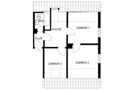 Schöne 2-Zimmer-Wohnung in Altenhundem - Lennestadt