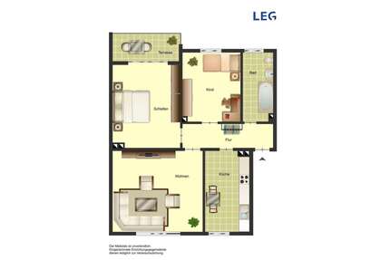 Wohnung zum Mieten in Solingen 699,00 € 71.26 m²