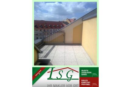 AB 01.08.2026 - Exklusive 1-Raum Wohnung - Aufzug - eigene Dachterrasse - EBK - Mittweida