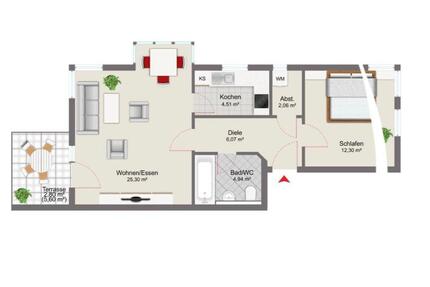 Wohnung in Vilshofen (Zentrumsnah) - Vilshofen an der Donau
