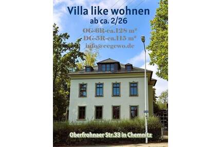 Erstbezug April 26 - 5R - DG - Rabenstein - Chemnitz Reichenbrand