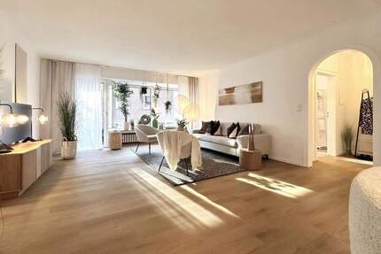 Einziehen und wohlfühlen - Stilvoll sanierte Wohnung mit Balkon & Gartenblick - Duisburg Alt-Homberg