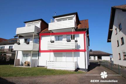 BERK Immobilien - Ruhige Feldrandlage! Moderne 3-Zimmer-Wohnung mit Balkon & Stellplatz - Mainhausen / Zellhausen