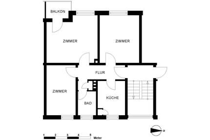 Wohnung zum Mieten in Oldenburg 528,00 € 62.2 m²
