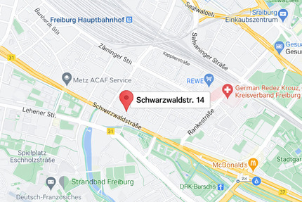 4 Zimmerwohnung - 1.250,00&nbsp;EUR Kaltmiete, ca.&nbsp; 90,00&nbsp;m&sup2; in Staufen im Breisgau (PLZ: 79219)