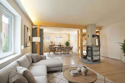 Kernsaniertes Fachwerkhaus trifft Wohnkomfort in idyllischer Lage! - Mönsheim