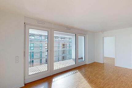 Westausrichtung: 3-Zimmer-Neubauwohnung mit EBK, Loggia und Abendsonne - Weinheim