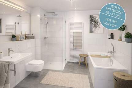 Großzügiger Wohnbereich, Sonnenbalkon & zwei Bäder - stilvolle 3-Zimmer-Neubau-Wohnung im Grünen - Hamburg / Groß Borstel