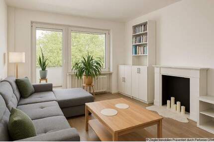 Hübsche Wohnung mit Neckarblick in MA-Neckarstadt-West - 22204038 - Mannheim