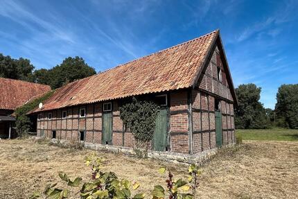 Fachwerk im Grünen mit Baugenehmigung im Landschaftsschutzgebiet - Lienen