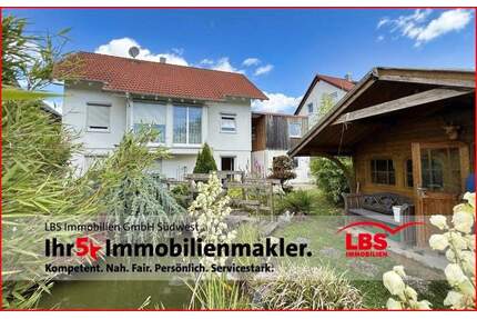 Großes Einfamilienhaus mit EBK, Gartenhaus und idyllischem Teich-in begehrter Lage am Bach - Meßkirch