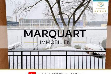 Provisionsfrei: Kernsanierte Altbauwohnung mit Spreeblick und Bootssteg am Garten - Berlin Niederschöneweide