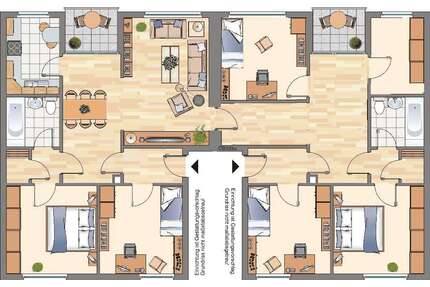 Wohnung zum Mieten in Essen 1.169,00 € 143.1 m²