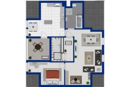 schöne Dachgeschosswohnung mit Terrasse und großer Einbauküche - Aachen Aachen-Mitte
