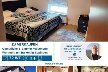 Gemütliche 3 Zimmer Maisonette Wohnung - Eppingen Mühlbach