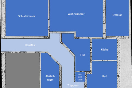 Renovierte 60 m2 Erdgeschosswohnung mit Garage zu vermieten - Stadtkyll