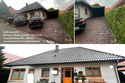 Exklusiver Walmdach-Bungalow mit Gewerbeeinheit - Westerstede