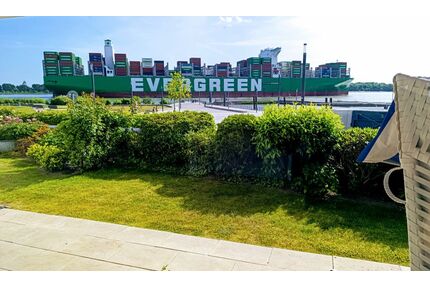 Provisionsfrei* Elbblick, WHG am Strandweg, Wasserblick, Elbe bei Hamburg - Wedel