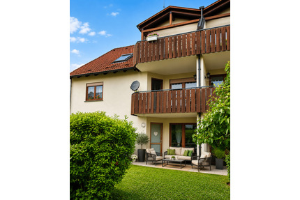 2 gepflegte 3 Zimmer Wohnungen im 1. OG in Kürnach zu verkaufen