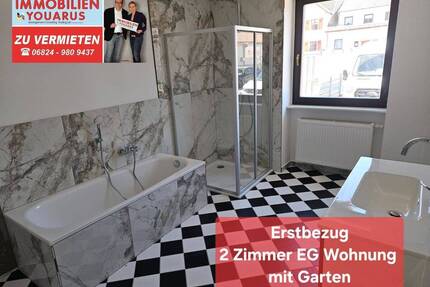 Erstbezug - 2 Zimmer Erdgeschoss Wohnung mit Garten im Herzen der Ottweiler Altstadt