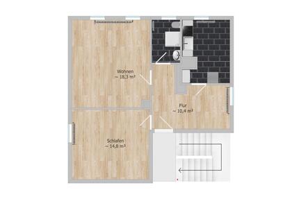 2 Raum Wohnung in Papstdorf - 350,00&nbsp;EUR Kaltmiete, ca.&nbsp; 55,00&nbsp;m&sup2; in Königstein (PLZ: 01824)