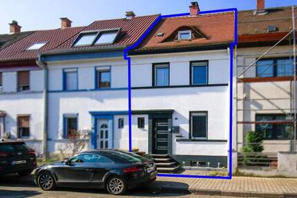 Modernes Familienidyll: möbliertes&renoviertes Reihenhaus mit Garten und viel Platz für Ihre Träume - Mannheim Käfertal