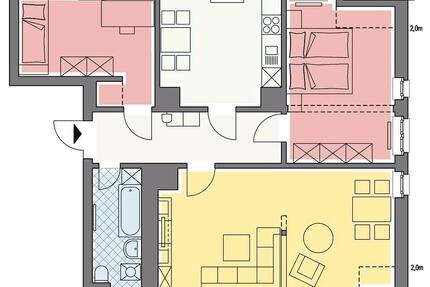 4 Raumwohnung mit Einbauküche - 515,00&nbsp;EUR Kaltmiete, ca.&nbsp; 85,00&nbsp;m&sup2; in Stollberg (Erzgebirge) (PLZ: 09366)