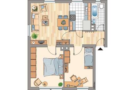Wohnung zum Mieten in Essen 509,00 € 55.47 m²