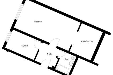 Wohnung zum Mieten in Wuppertal 225,00 € 45.39 m²